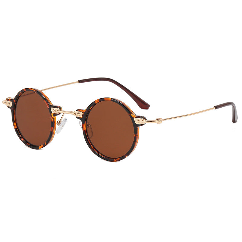 Ladies round glasses with delicate metal frame Kalsten