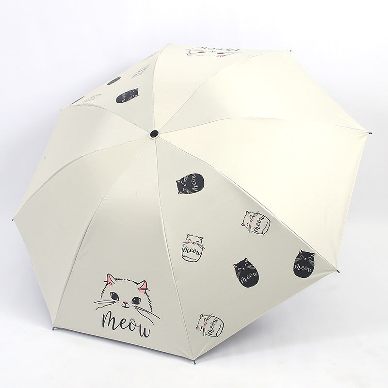 Ladies umbrella with playful cat design Kalsten