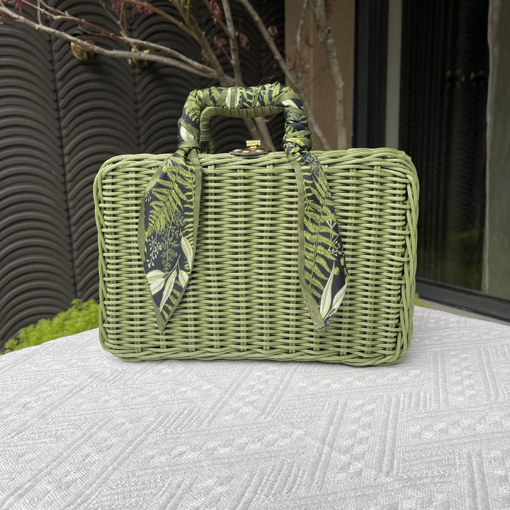 Ladies Rattan Handbag Kalsten