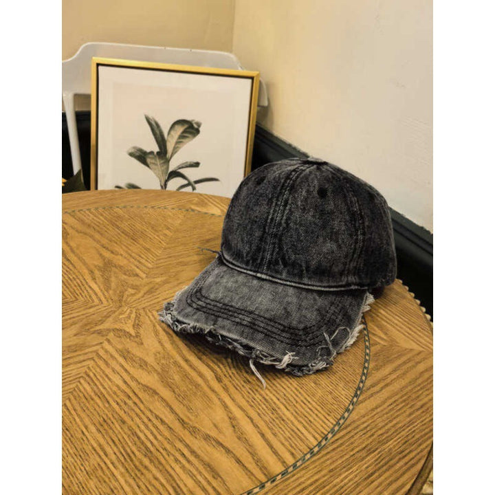 Men's Distressed Denim Baseball Cap Kalsten 1784270742