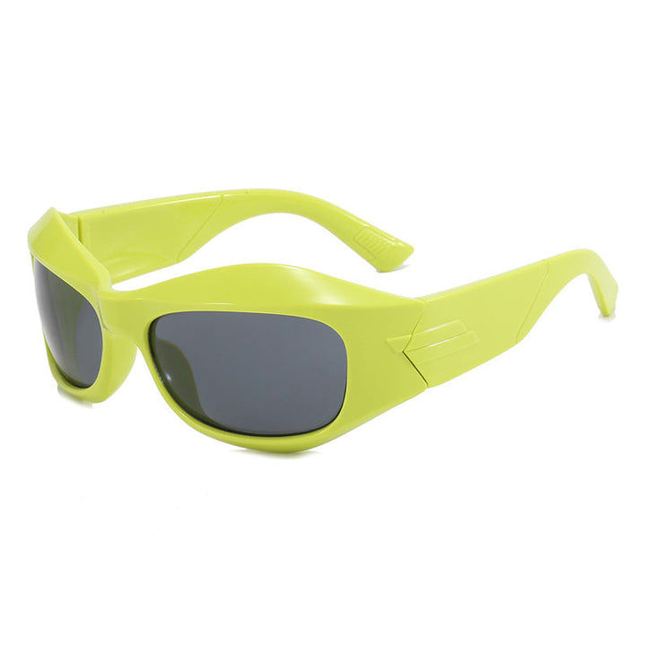Women Retro Sunglasses in trendy Shield design Kalsten
