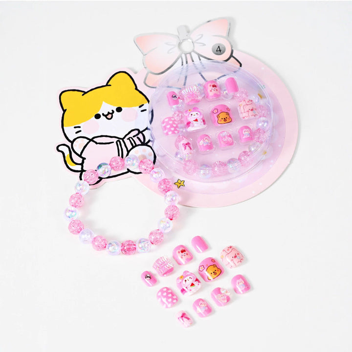Cute Cartoon-Themed Press-On Nail Set Kalsten