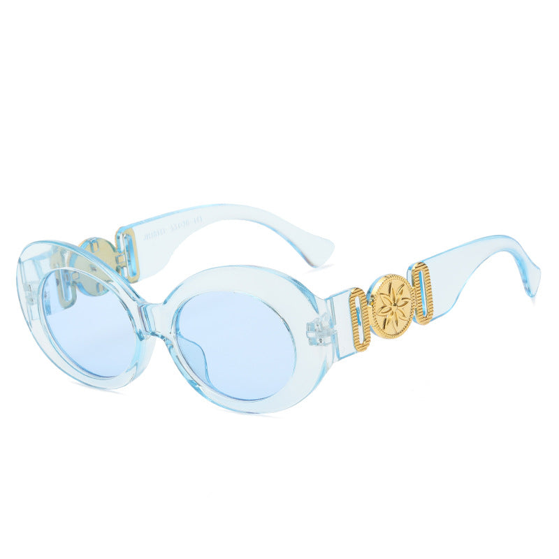 Ladies fashionable sunglasses with striking golden accents Kalsten