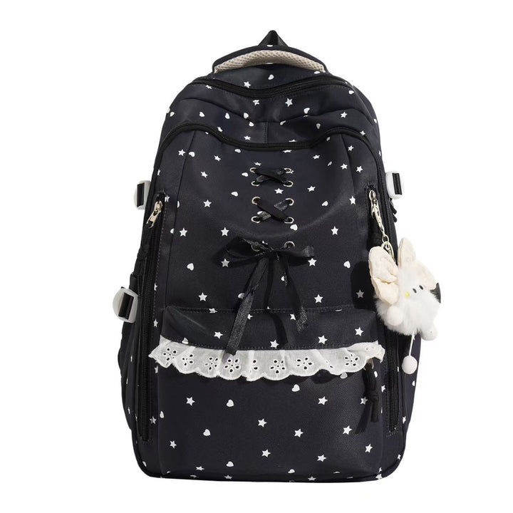 Lace-Up Detail School Backpack Kalsten