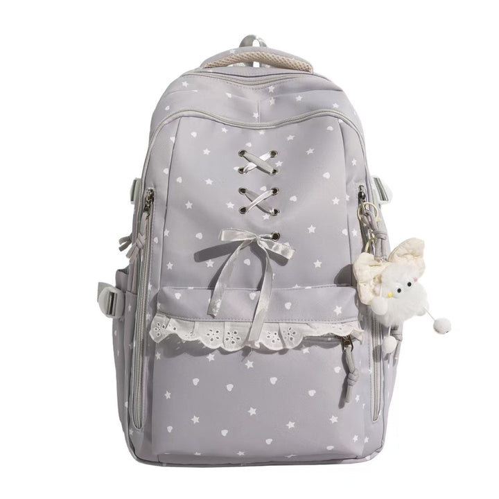 Backpack with Playful Star Motif and Elegant Details Kalsten