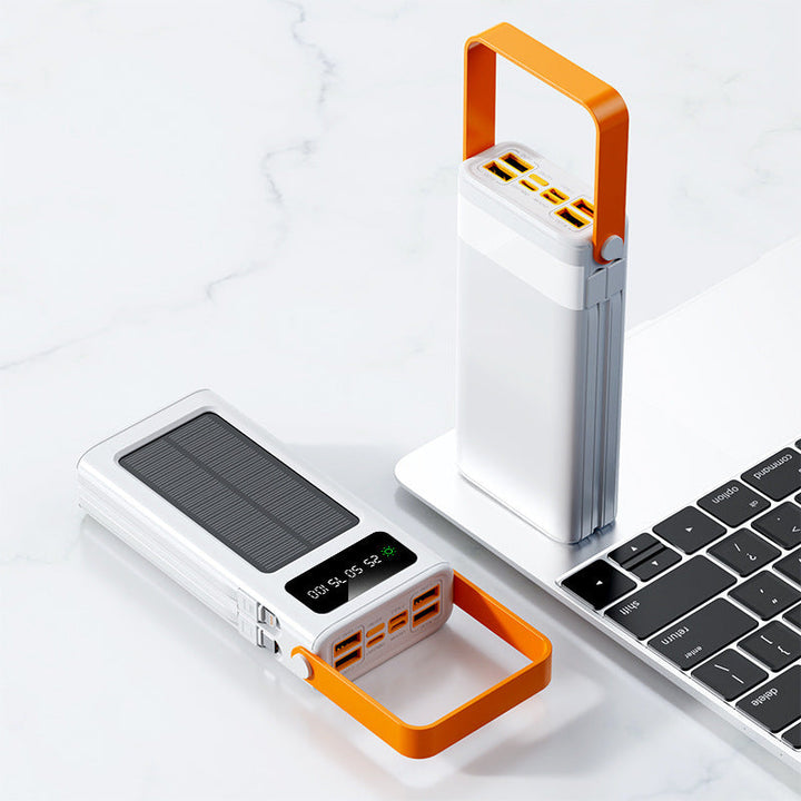 Portable Solar Power Bank with Multifunctional Charging Indicator Kalsten