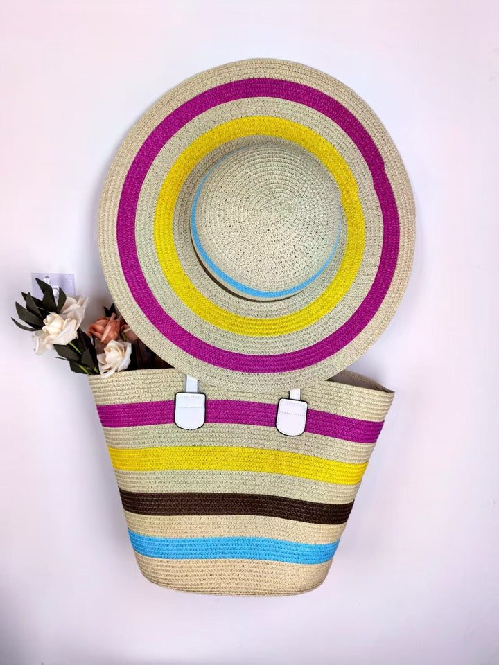 Beach bag with matching sun hat Kalsten