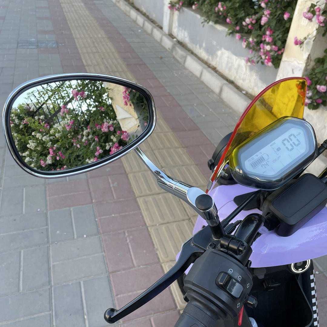 Chrome Plated Adjustable Motorcycle Mirrors Kalsten