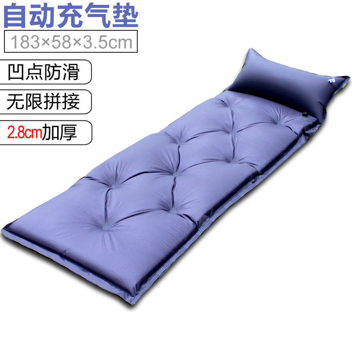 Inflatable comfort camping mat with headrest Kalsten