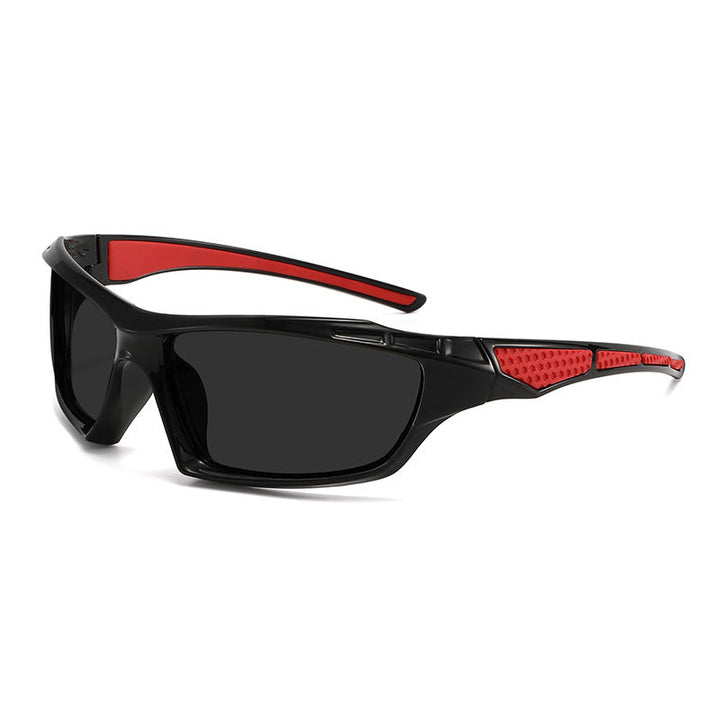 Unisex nan sporty wraparound sunglasses with polarized, shatterproof polycarbonate lenses and non-slip nose pads Kalsten