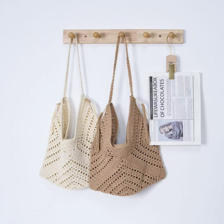 Handcrafted net tote bag Kalsten