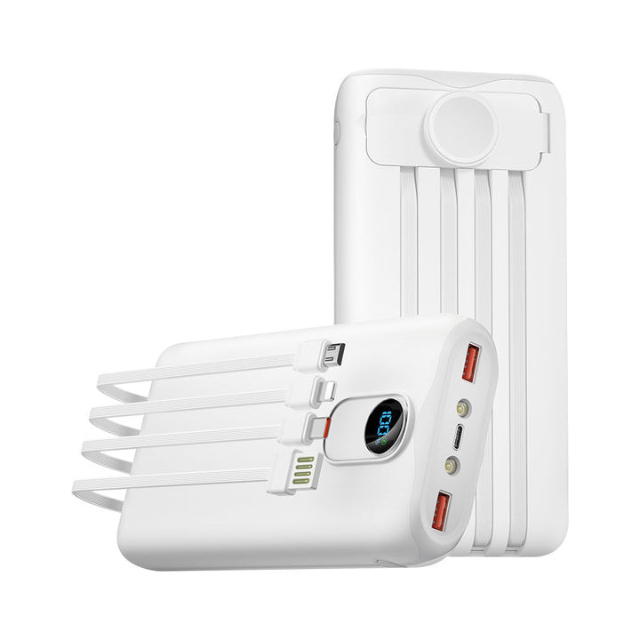 Portable power bank with fast inductive charging and multiple USB ports Kalsten