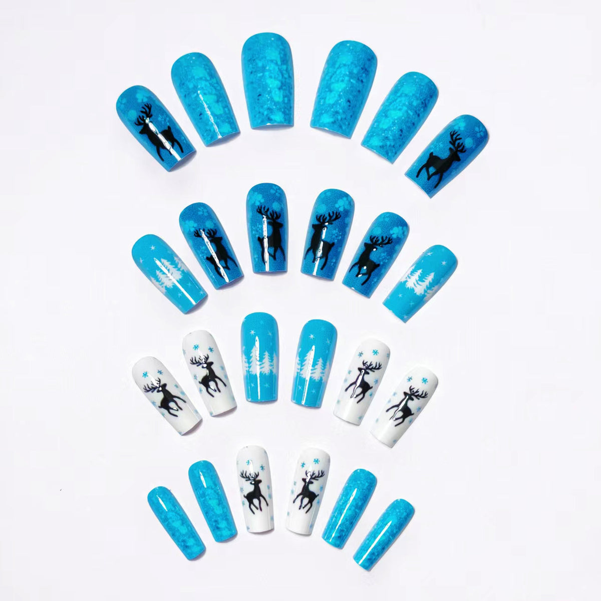 Seasonal Winter-Themed Nail Art Acalora