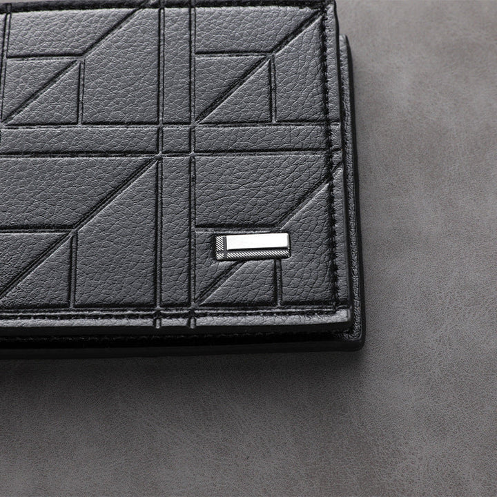 Textured Leather Passport Holder Kalsten
