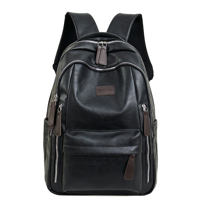 Leather Laptop Backpack