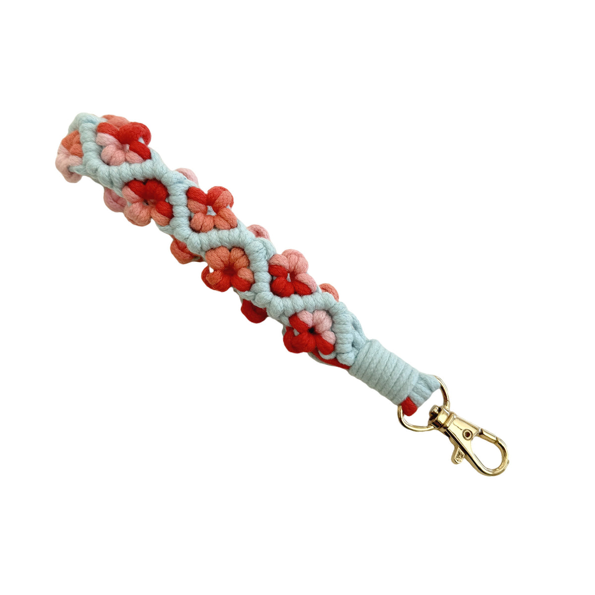 Decorative Macrame Keychain Strap Acalora