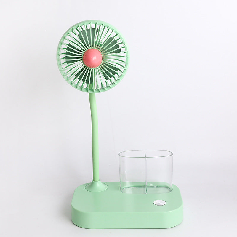 Ladies Portable Table Fan with Integrated Water Sprayer and Ergonomic Design Kalsten