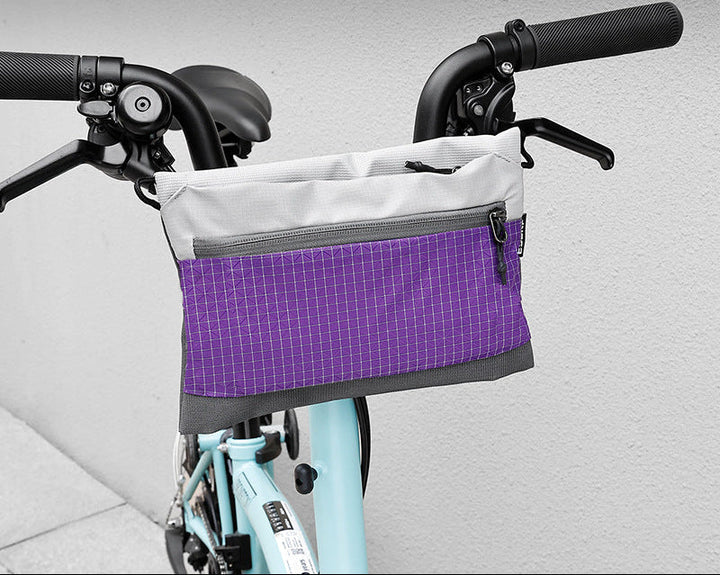 lightweight urban grid-pattern crossbody organizer bag with exterior zip pocket and adjustable strap Kalsten