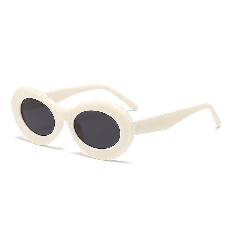 Women’s fashionable oval-shaped sunglasses with innovative design Kalsten