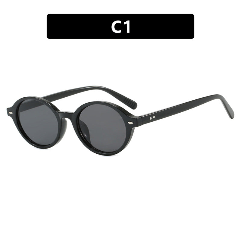 Women's round sunglasses with modern design and polarized lenses Kalsten