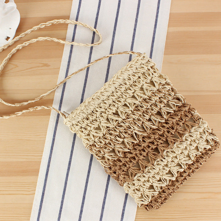 Handbag Made of Braided Natural Material with Unique Structure Design Kalsten