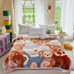 Decorative Fleece Throw Blanket Kalsten