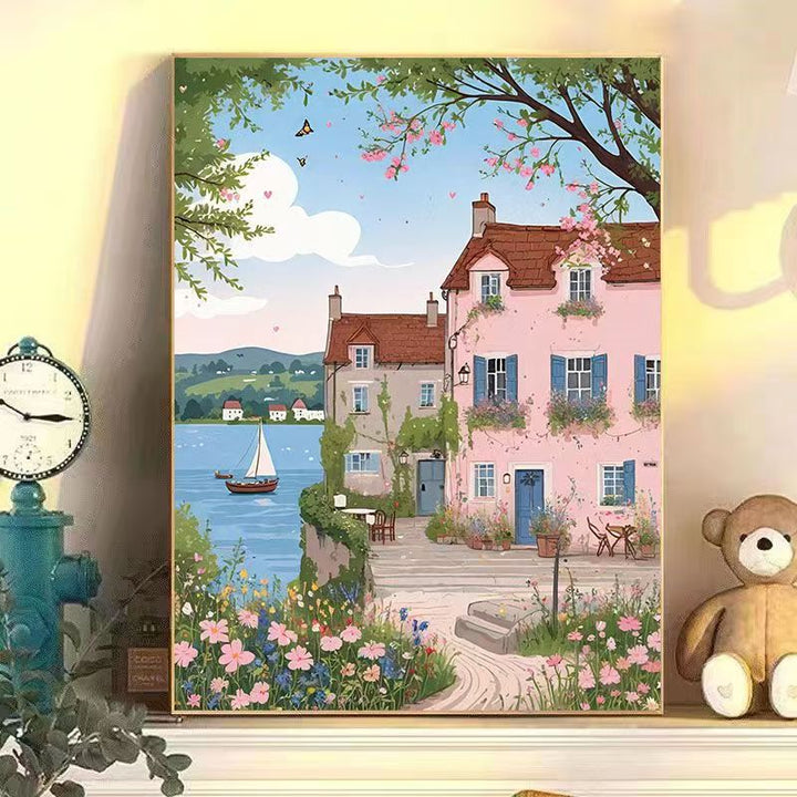Urban Café Landscape Wall Art Kalsten