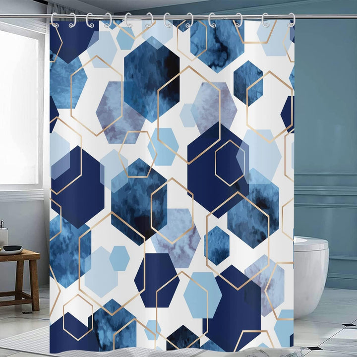 Geometric Motif Shower Curtain Kalsten