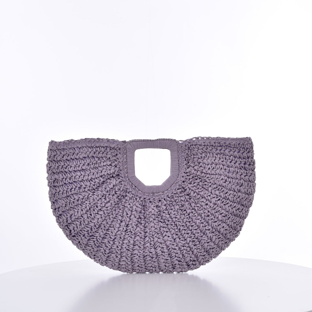 Handcrafted Ribbed Structure Beach Bag Kalsten