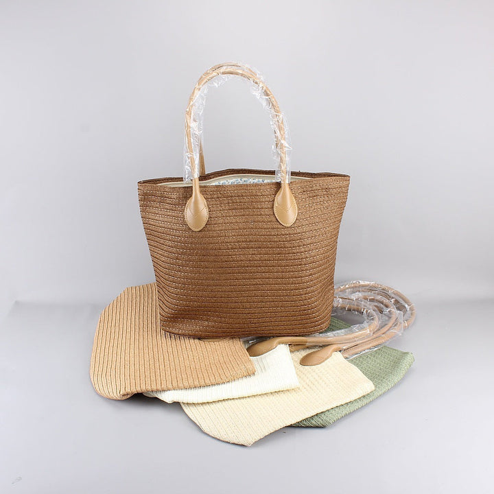 Shopping bag made of eco-friendly natural material with reinforced carrying handles Kalsten