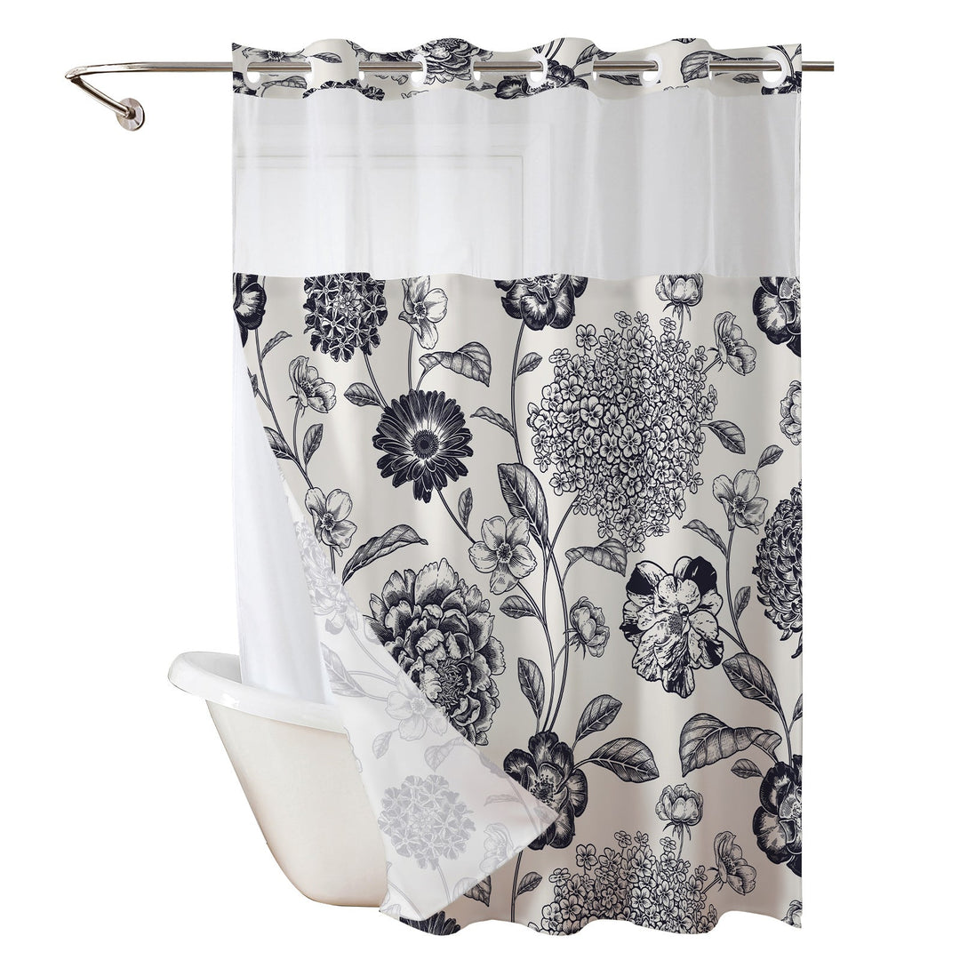 Floral Print Shower Curtain Kalsten