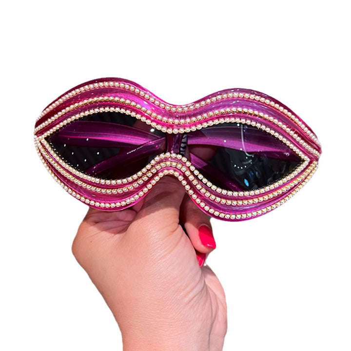 Ladies Glamorous Wave Sunglasses with Sparkling Crystal Applications Kalsten