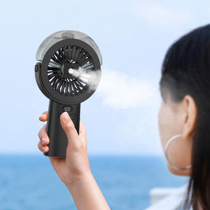 Ladies portable multifunctional hand fan with digital control Kalsten