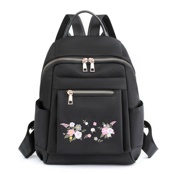 Floral Embroidered Backpack Kalsten