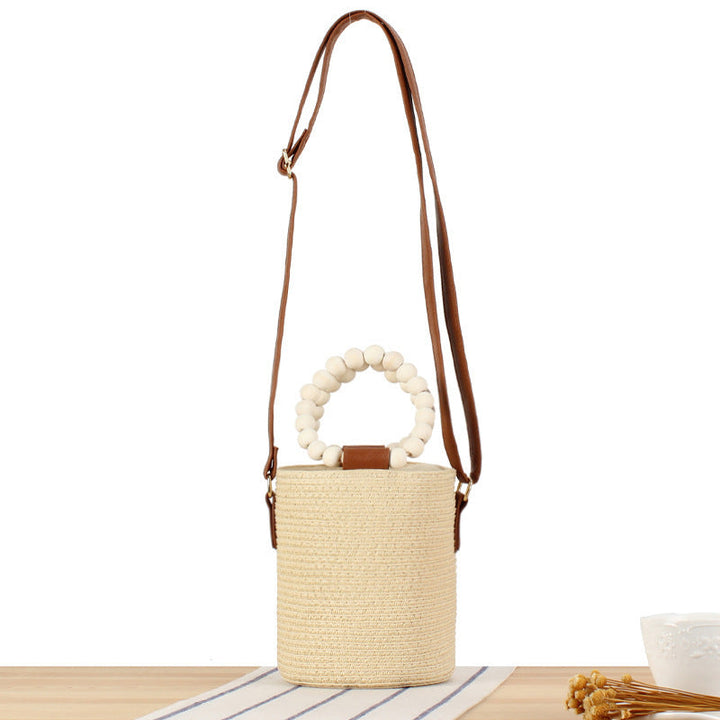 Handbag Made of Woven Natural Material Kalsten