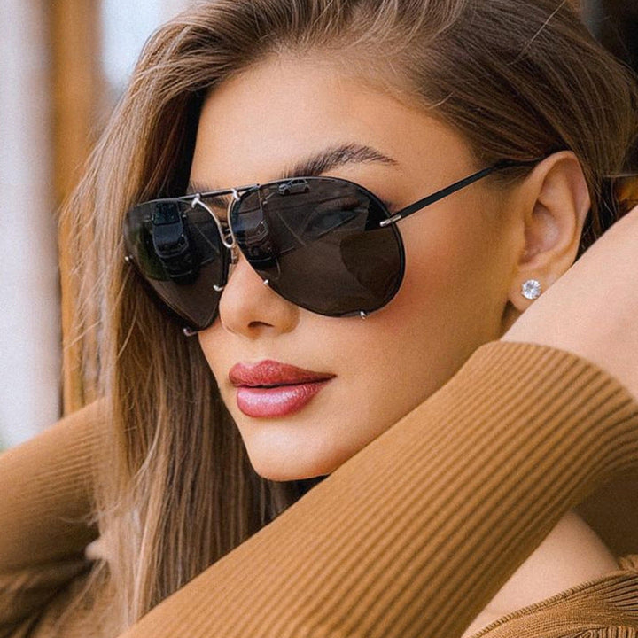 Ladies' flight sunglasses with stylish metal frame and UV protection Kalsten