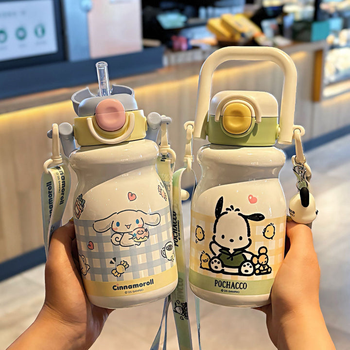 Women's water bottle with stylish Kuromi design Kalsten