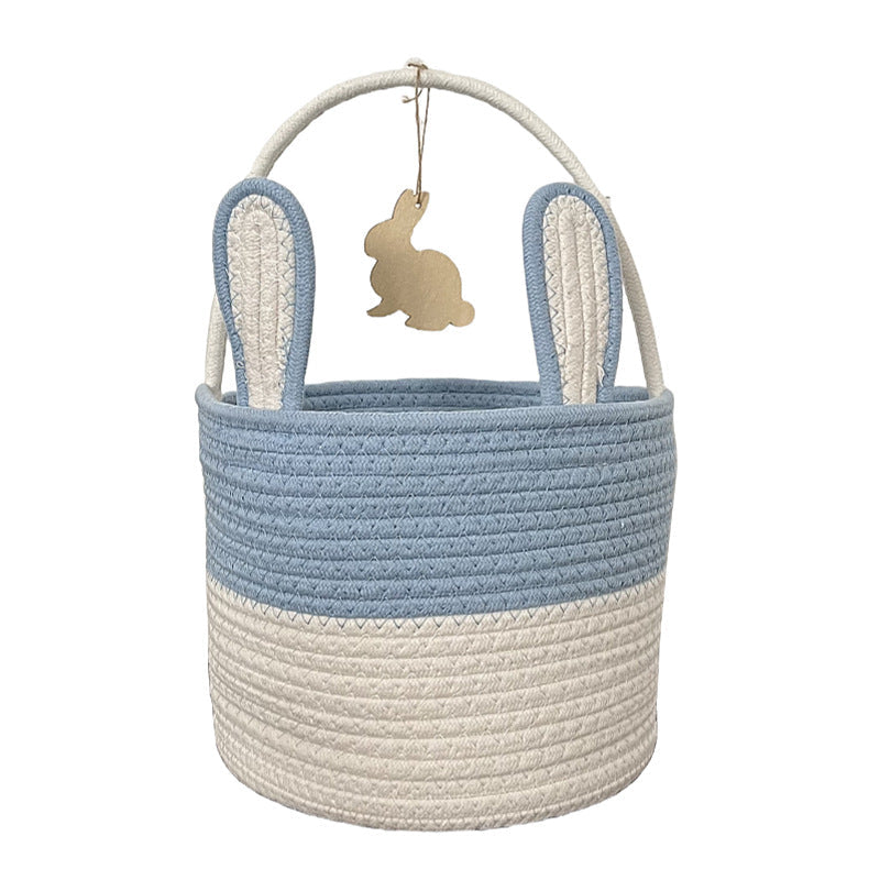 Women Decorative Basket with Bunny Ear Accent Kalsten
