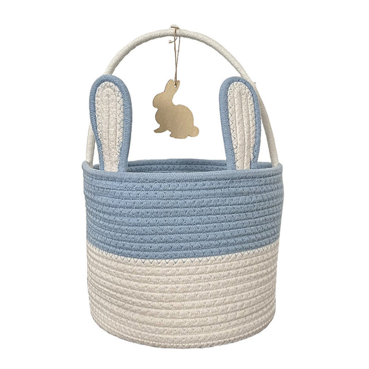 Women Decorative Basket with Bunny Ear Accent Kalsten