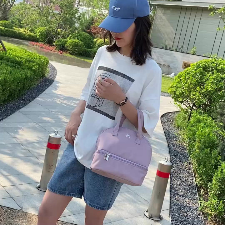 Women's insulated cooler bag with practical double zip design Kalsten