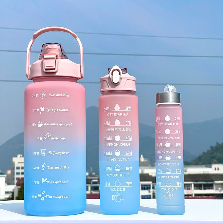 Unisex Motivating Water Bottle with Time Markings Kalsten