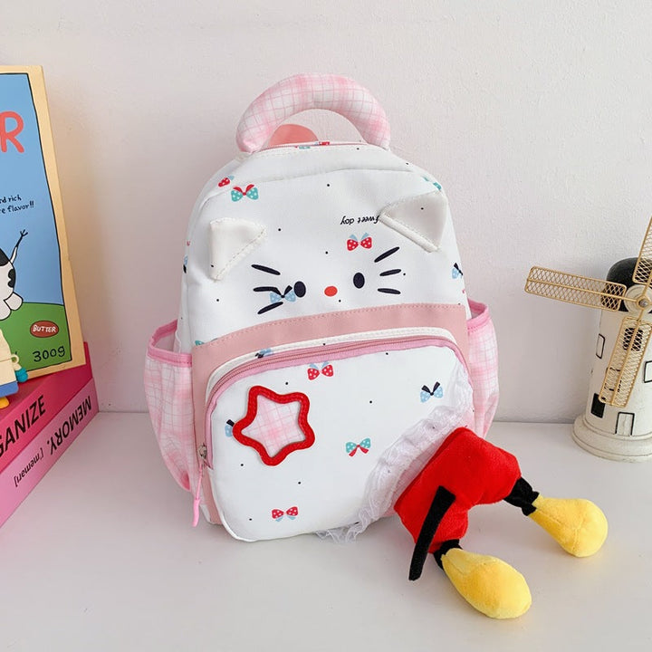 Children's Adorable Character Design Mini School Backpack