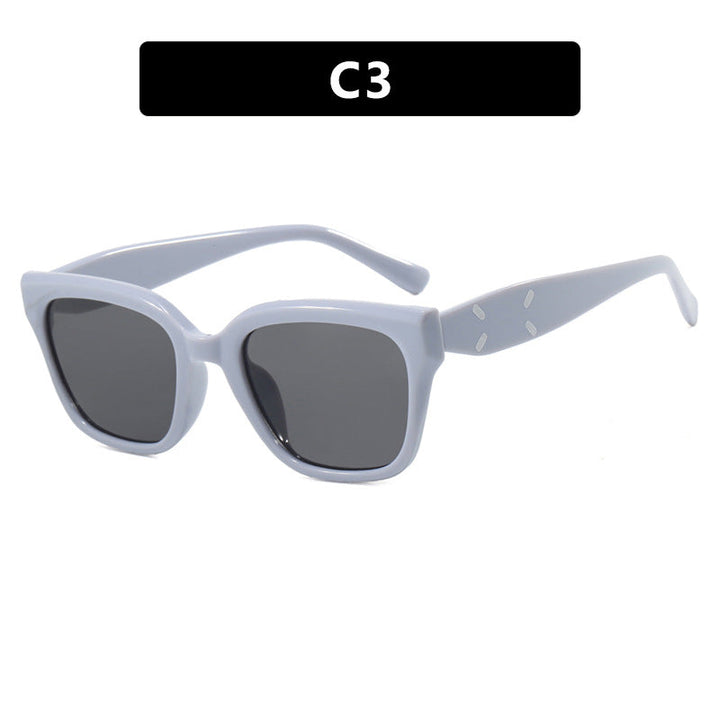 Women's fashionable square sunglasses with UV protection and elegant plastic frame Kalsten