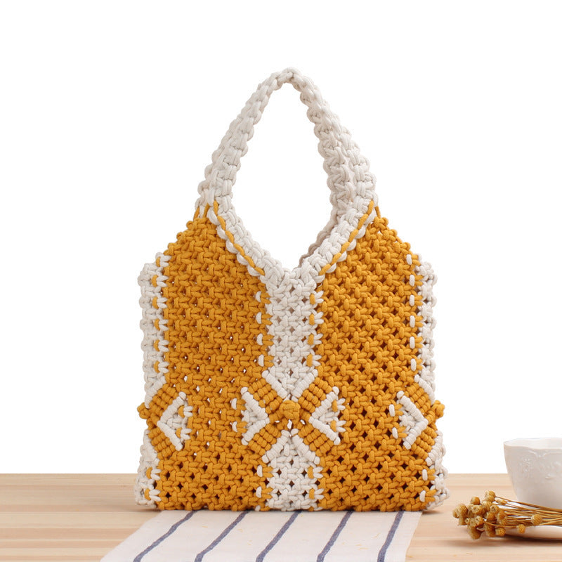 Handmade macrame bag with stylish design Kalsten