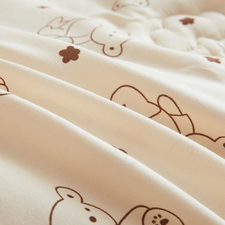 Women's cozy blanket with lovely bear pattern Kalsten