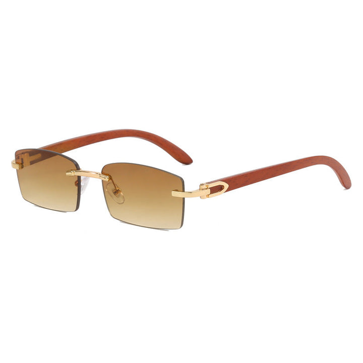 Women's high-quality sunglasses with elegant wooden frame Kalsten