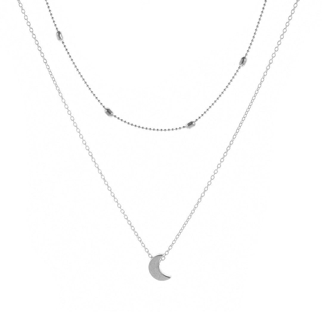 Heart-Shaped Charm Layered Necklace Kalsten