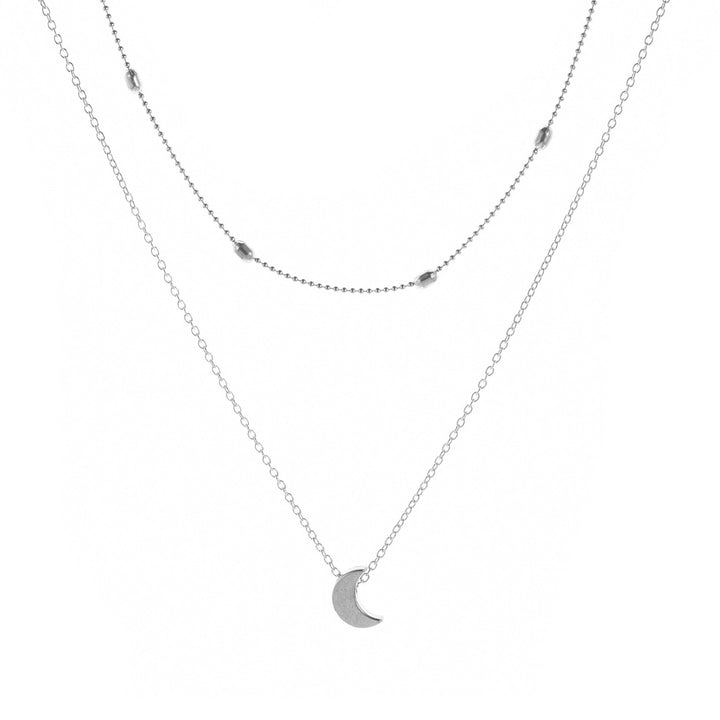 Heart-Shaped Charm Layered Necklace Kalsten