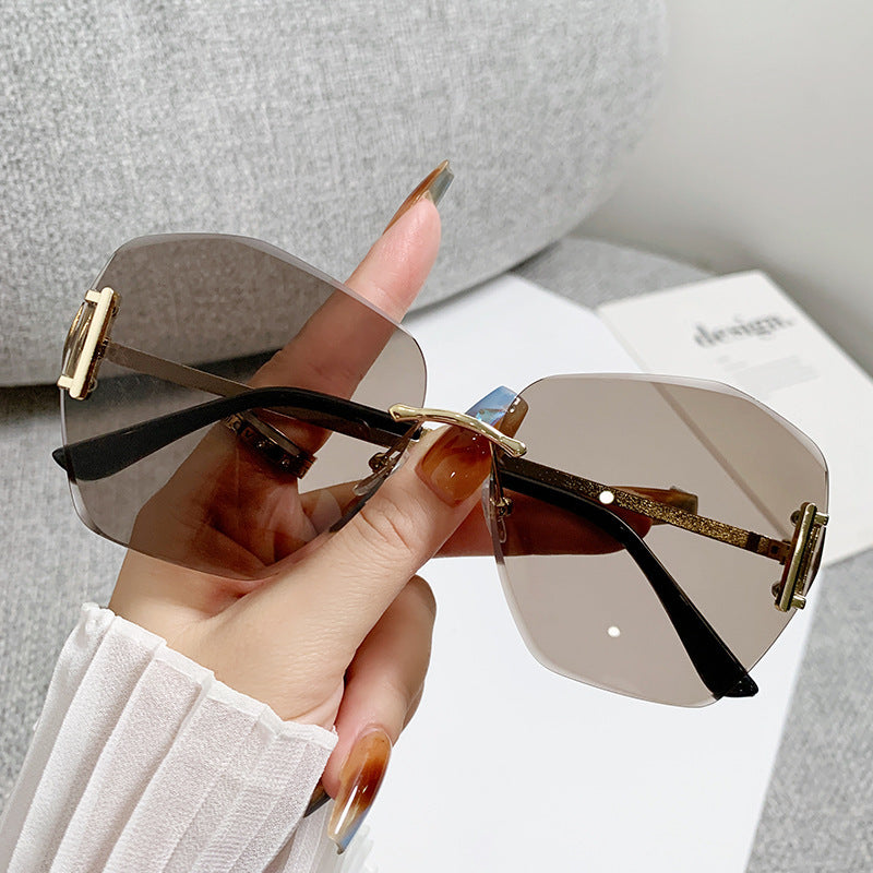 Women futuristic square sunglasses Kalsten
