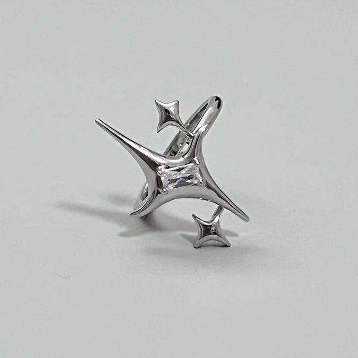 Trendier Open Ring with Zirconia Accent Kalsten